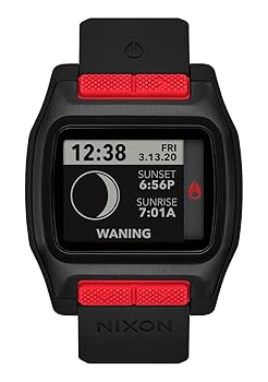 NIXON デジタル腕時計 BASE TIDE Base Tide Pro Watch | All Black / Blue | Digital – Nixon US